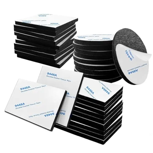 CDRPD 30 Stück Doppelseitige Klebepads,Klebepads Doppelseitig Extra Stark,Doppelseitiges Klebeband Dick,Doppelseitiges Schaumstoff Pads,Klebe Pads Selbstklebend,für Feste Objekte,Bildern-Schwarz