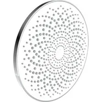 SCHÜTTE CAPRI Kopfbrause, Chrom/Weiß - Bad- & Duscharmaturen mit großformatiger Regendusche (Ø 26 cm) und innovativer Samtstrahl-Technologie für ein luxuriöses Duscherlebnis.