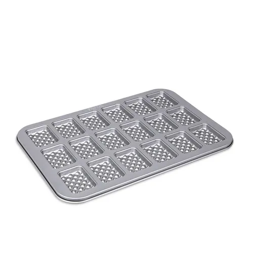 STÄDTER Waffelblech 38x26 cm - Waffeleisen, hochwertiges Metall für perfekte Mini-Waffeln, ideal für süße Snacks und Desserts.