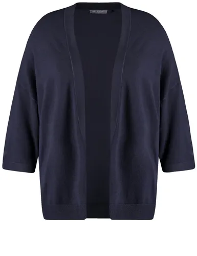 Samoon Strickjacke in Dunkelblau Größe 48 von Samoon