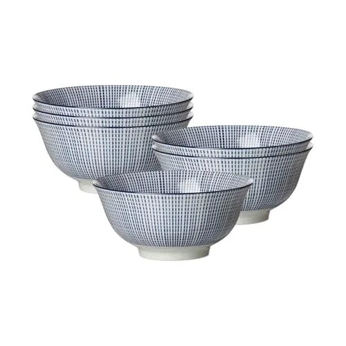 Müslischalen 15,5cm 6er Set Royal Makoto - Ritzenhoff & Breker - Elegante Müslischalen aus robustem Porzellan, spülmaschinengeeignet und ideal für ein stilvolles Frühstück oder Snacks.