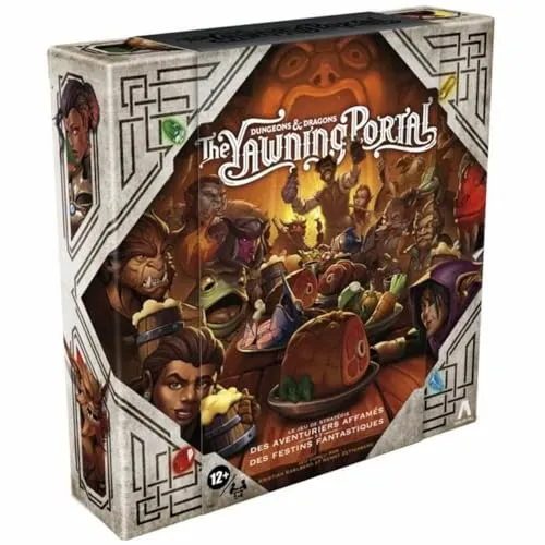 Dungeons & Dragons: The Yawning Portal, Strategiespiel D & D für 1 bis 4 Spieler, D&D Brettspiel für die Familie