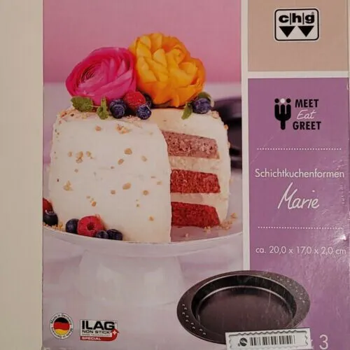 Schnittkuchenformen Marie 3-tgl. von chg