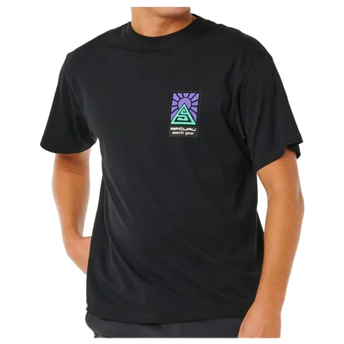 RipCurl Search Dawn Tee black (0090) L - Stylisches Herren T-Shirt aus 100 % Baumwolle, atmungsaktiv und weich. Der lässige Schnitt und die ikonischen Grafiken bringen den Surf-Spirit in jede Garderobe.