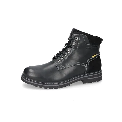 camel active Herren CABT003 Mode-Stiefel, Schwarz Cognac, 42 EU