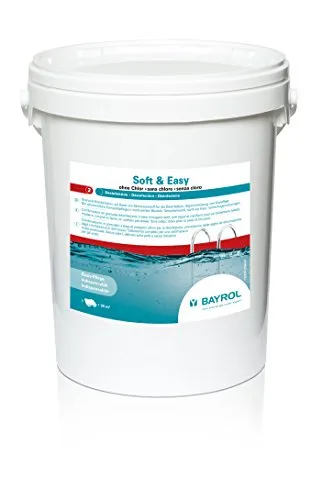 Bayrol Soft & Easy 16,8 kg – Poolpflege - Sanfte Granulat-Kombination für die Dauerdesinfektion und Algenverhütung. Ideal für klare Pools, geruchsneutral und hautfreundlich. Praktische wöchentliche Komplettpflege für bis zu 30 m³.
