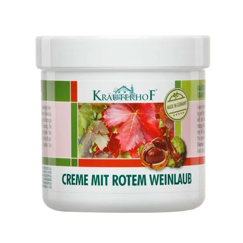 Produktbild Kräuterhof Creme mit rotem Weinlaub 250 ml