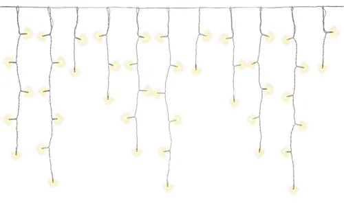 400er LED-Eisregen-Lichterkette mit Timer-Funktion