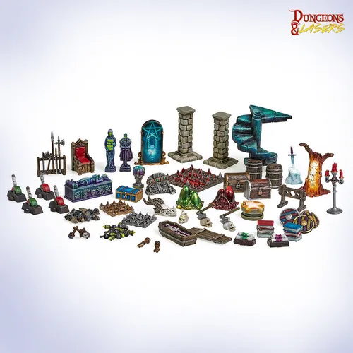 Archon Studio - DNL0027 : Dungeons & Lasers Expansion Set: FANTASY CUSTOM. BITS