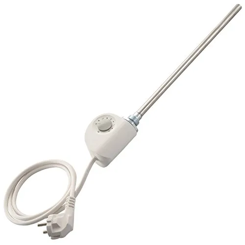 Schulte 7050600 Heizstab 3, 600 Watt mit Regelung der Temperatur, Kabellänge 1,2 m, Schutzart IPx4