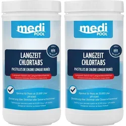 mediPOOL Langzeit ChlorTabs 2x 1 kg