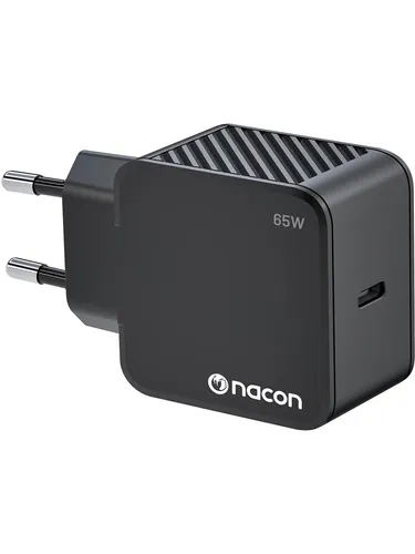 Nacon Ladegerät für Nintendo Switch 2 - AC-Adapter mit USB-C-Kabel - Zubehör für Nintendo Switch 2, Switch Lite und OLED. Mit 65 Watt Power Delivery 3.0 Schnellladetechnologie und 1,5 m USB-C-Kabel für schnelles Laden.