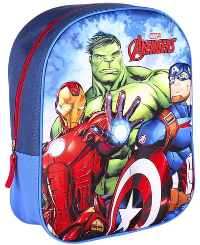 Avengers Kinderrucksack 3D 31x25x10 cm  -  Marvel Kindergartentasche