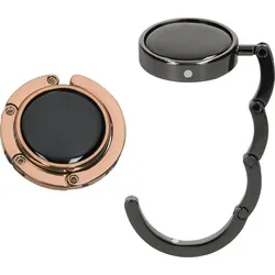 kwmobile Taschenhalter für Tisch in schwarz von kwmobile