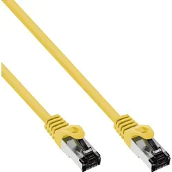 Inline® Patchkabel, S/FTP (PiMf), Cat.8.1, 2000MHz, halogenfrei, gelb, 3m