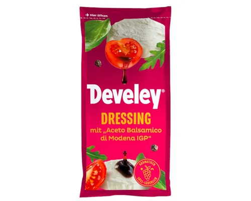 Develey Salatliebe Balsamico Dressing, 75 ml im Portionsbeutel