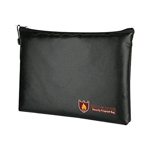 JEROOP Feuerfeste Dokumententasche 34 x 25 cm