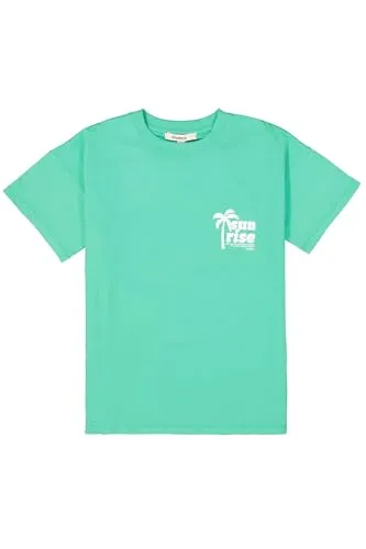 Garcia Mädchen T- Shirt mit Rückenprint, Größe:164/170, Farbe:Soft Emerald