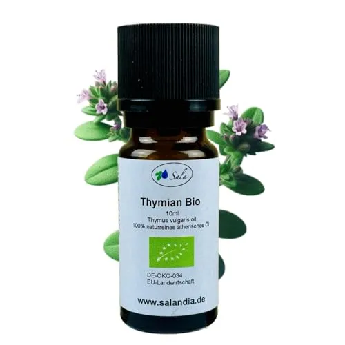 Sala Thymianöl Aroma ätherisches Öl naturrein BIO - zum Verzehr - 10 ml