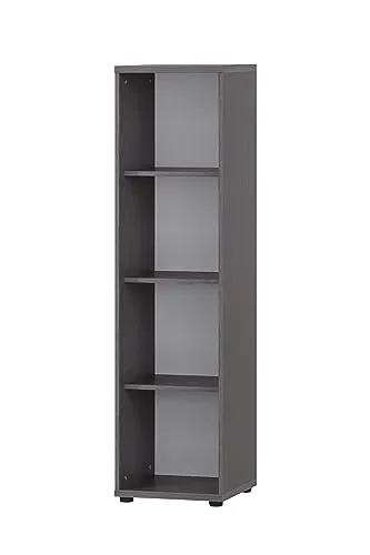 Möbelpartner Schildmeyer Regal Manni 154039, esche grau Dekor, 39,3 x 39,5 x 152,8 cm