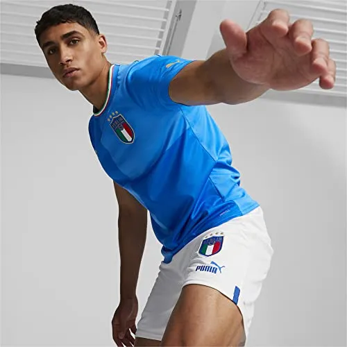 Produktbild PUMA FIGC Men's Season 2022/23 Official Home T-Shirt, Ignite Blue-Ultra Blue, XXL