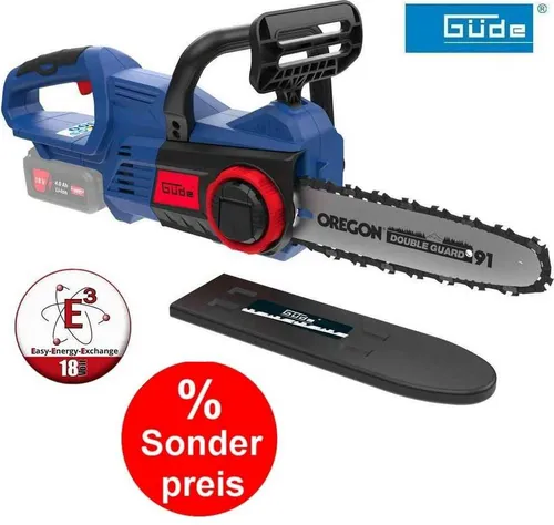 GÜDE Akku-Kettensäge KS 18-0 (ohne Akku / Ladegerät) 18V E³ Akkusystem