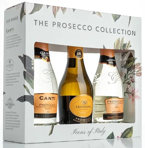 Die Prosecco-Kollektion – Geschenkbox mit Canti, Valdo & Sant’Orsola