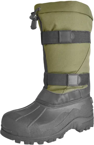 normani Herren Winterstiefel - Grün - 39-40 - Robuste Kälteschutzstiefel für extreme Wetterbedingungen bis -40 °C. Mit herausnehmbarem Filz-Innenschuh und wasserdichtem Fuß bieten sie warmen, trockenen Komfort und hohe Beweglichkeit.