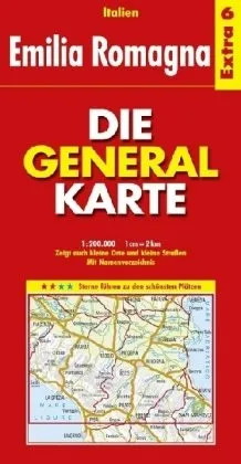 Produktbild Die Generalkarte Italien Extra 6 Emilia Romagna 1:200.000