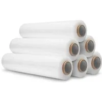 Produktbild DeTec. 6 Rollen a 300 M Stretchfolie Palettenfolie Verpackungsfolie Wickelfolie Transparent