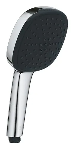 Grohe Vitalio Comfort 110 Handbrause eckig - 2 Strahlarten in Chrom - Brausen mit flexibler Handhabung und 2 Strahlarten für individuelles Duscherlebnis.