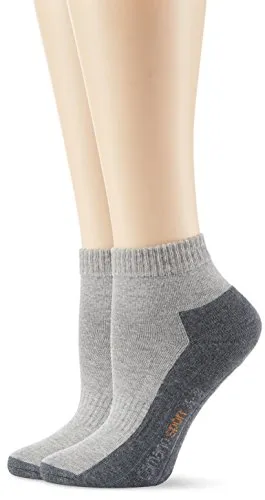 Camano Damen 5932 Sportsocken, Grau (Grey 10), 35/38 (2er Pack)