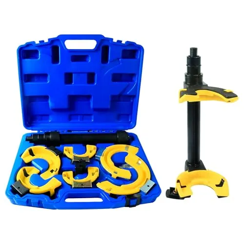 X-UP Universal Federspann KFZ 300 mm | Federspanner Auto & Stoßdämpfer Werkzeug | Strut Coil Spring Compressor Set mit Kunststoffschutz