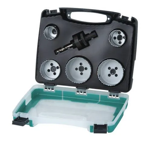 wolfcraft Bi-Metall-Lochsägeneinsatz-Set „Sanitär“, 6-tlg.