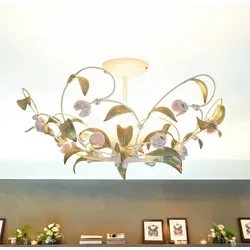 Licht-Erlebnisse Deckenleuchte ROSE in pink von Licht-Erlebnisse