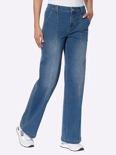 heine Bequeme Jeans normal blau 34 von Heine