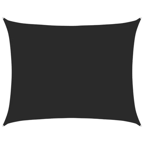vidaXL Sonnensegel 6x8m in schwarz von vidaXL