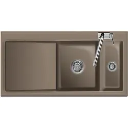 Systemceram Keradomo Mera 100 F Spüle rechts von systemceram