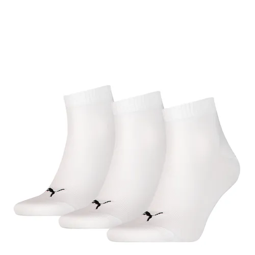 PUMA Unisex Quarter-Socken 3 Paar Gr. 35/38 | Socken | Strümpfe