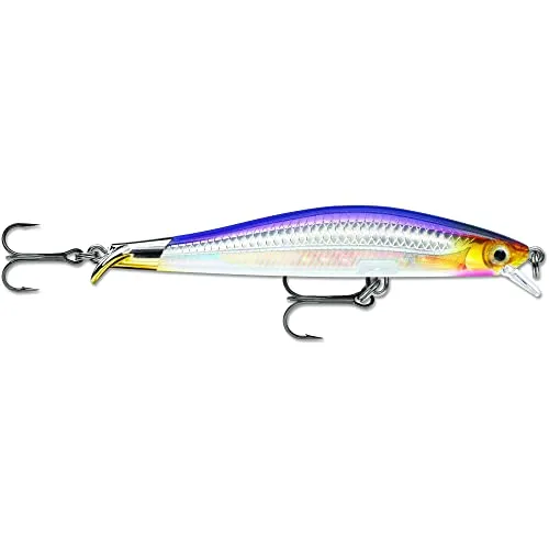 Rapala Unisex-Adult Ripstop Angelköder-Angelzubehör mit Zweiteiliger Tauchschaufel-Süßwasser Spinnköder-Lauftiefe 1,3-1,6m-Fischköder 12cm, 14g-Hergestellt in Estland-Purpledescent