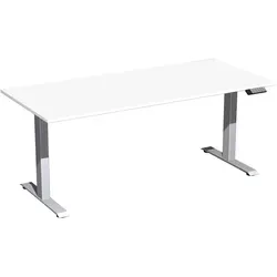 Elektro-Hubtisch Elevate Basic 800 x 1800 mm, weiß/silber