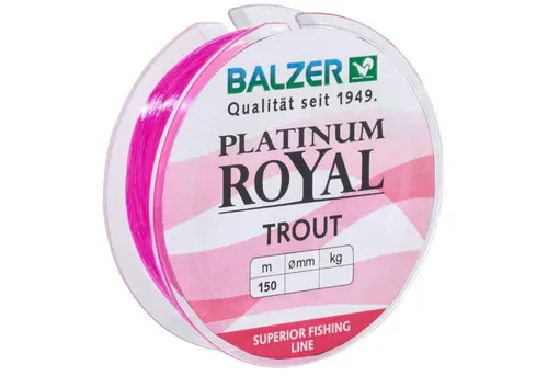Balzer Platinum Royal Trout Schnur in pink von Balzer