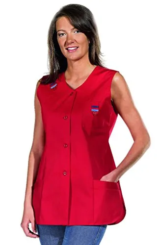 Kasack Damen rot 04/477/02, Größe 38 - Bequeme Arbeitskleidung - Arbeits- & Schutzkleidung, aus pflegeleichtem Material für hohen Tragekomfort und optimale Bewegungsfreiheit.