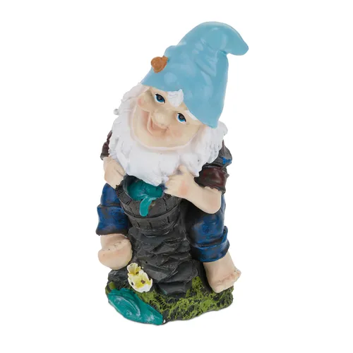 Gartenzwerg Gartenfigur Gartenwichtel Rasenzwerg Gartenfigur Gartendeko Wichtel