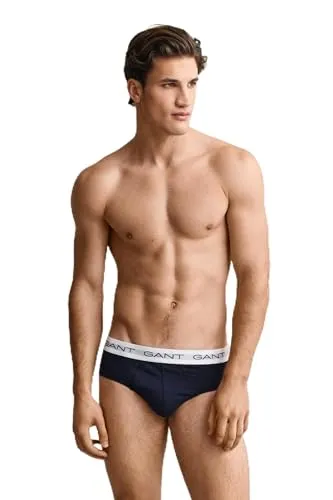 GANT Herren Brief 3-Pack Boxershorts, Weiß, M EU von GANT