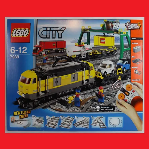 Produktbild Lego City Eisenbahn Güterzug 839 Teile