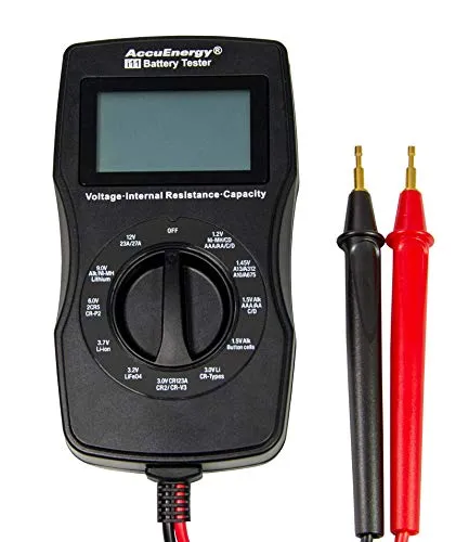 Produktbild AccuEnergy Battery Tester i11, hochwertiges Batterie- und Akku-Messgerät
