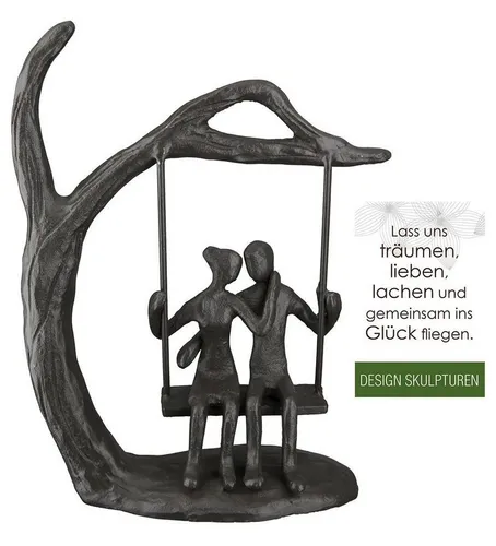 Casablanca Deko Figur Skulptur Glück aus Eisen von GILDE