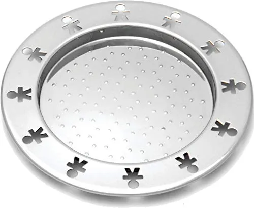 Mini Girotondo Bar-Untersetzer 15 cm in silber von Alessi