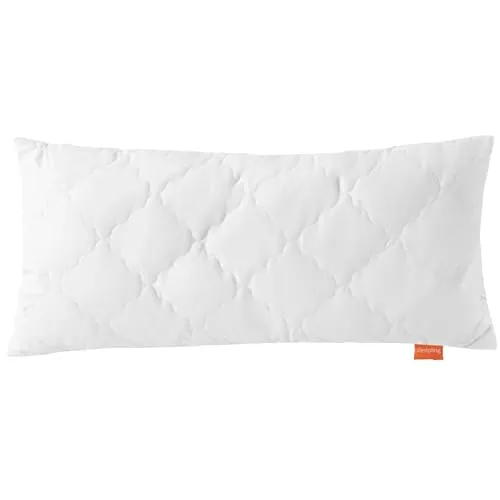 sleepling Bambus Kopfkissen 40x80 cm, 100% Baumwolle versteppt mit 100% Viskose (Bambus-Zellstoff), Kissen 40 x 80 cm, Bettkissen, Schlafkissen, Oeko-TEX, Made in EU, waschbar bis 40 Grad